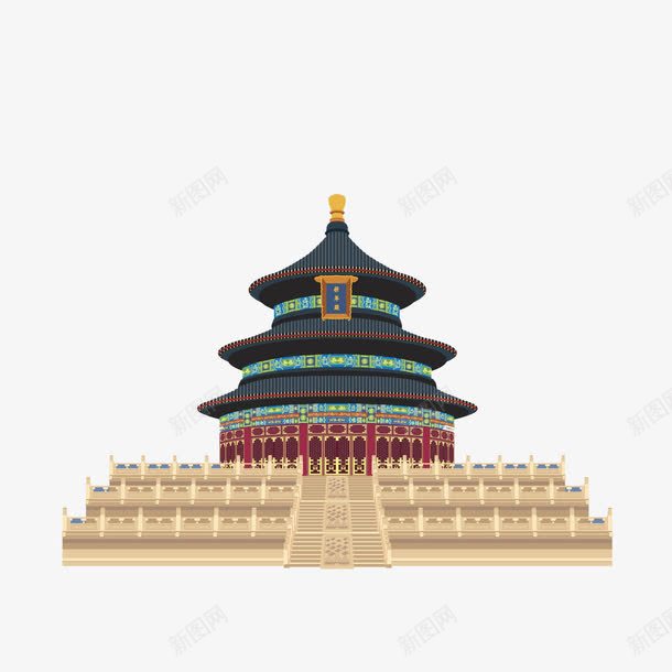 中国天坛png免抠素材_88icon https://88icon.com 台阶 塔楼 皇家 神庙 祭祀 遗址 遗迹 风景区