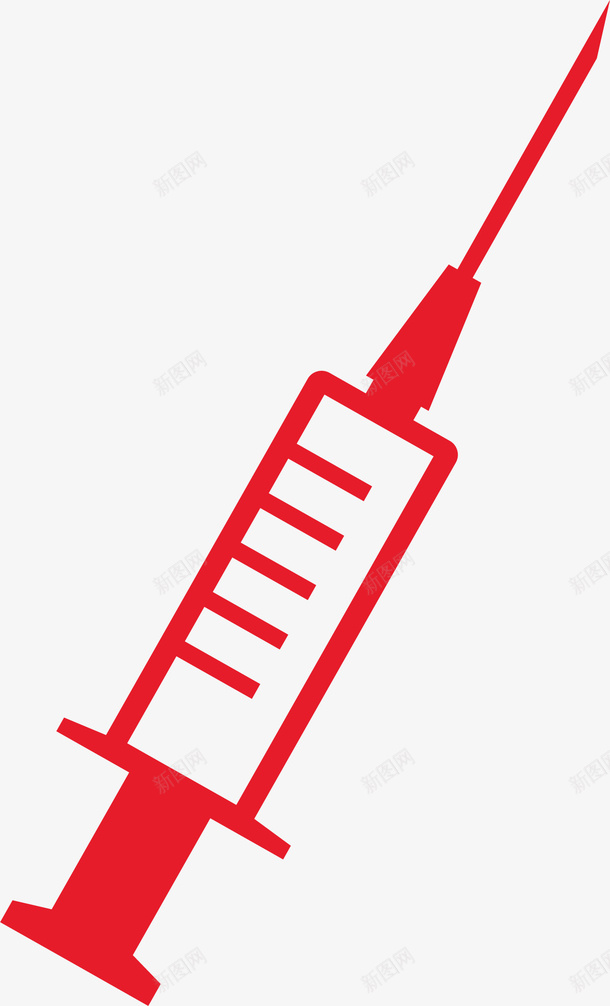 红色针管矢量图ai免抠素材_88icon https://88icon.com 医药 注射器 生物医药 生物医药产业 生物医药展板 生物医药广告 生物医药整容 矢量图 红色针管