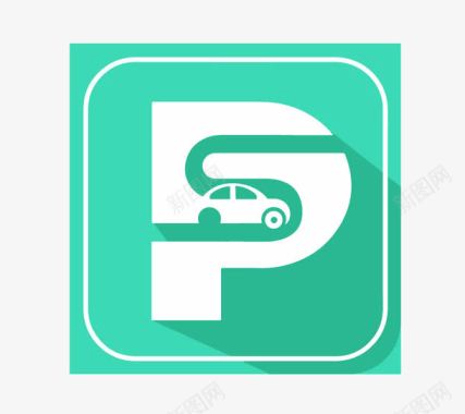 ford轿车停车icon图标图标