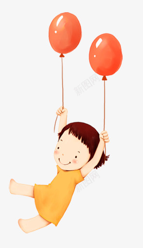 卡通拿气球的小女孩png免抠素材_88icon https://88icon.com 卡通 女孩 拿气球的小女孩 气球