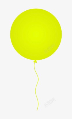 升气球黄色升气球高清图片