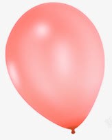 透明红色气球素材