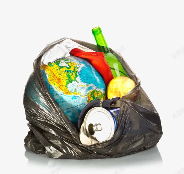 环保环境保护png免抠素材_88icon https://88icon.com 保护地球 地球仪 垃圾袋 废纸 环保宣传 环保环境保护 环境污染