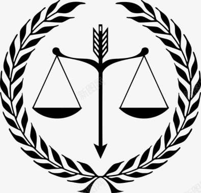 法律天平秤法律的标志图标图标