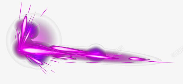 炫酷紫色装饰光效png免抠素材_88icon https://88icon.com 光影 光晕 光线 发光 炫酷 特效 紫色光效 高光
