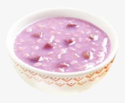 红色紫薯粥紫薯燕麦粥高清图片