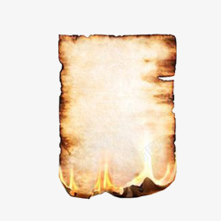 化学变化燃烧的纸高清图片
