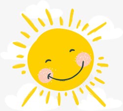 国际感恩日图案幸福日可爱微笑太阳高清图片
