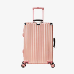粉色旅行箱正面粉色旅行箱实物图高清图片