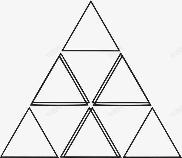 手绘三角形png免抠素材_88icon https://88icon.com 三角形 几何图形 几何形状 基本形状 手绘三角形 手绘线条 正三角 金字塔 金字塔阶梯