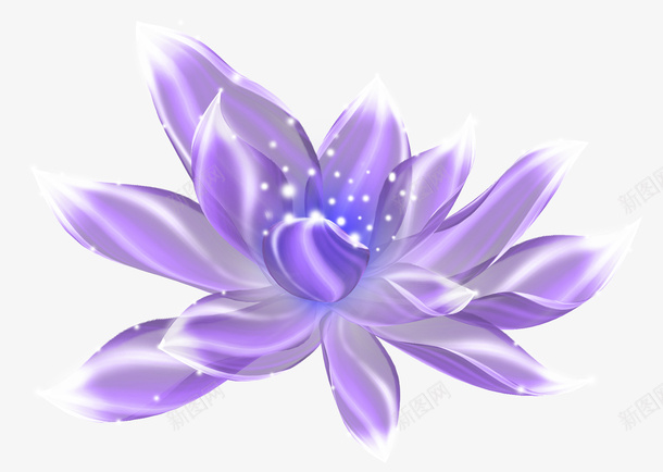 炫酷紫色装饰花朵png免抠素材_88icon https://88icon.com 光效 发光 星光 炫酷 炫酷花朵 紫色 花朵