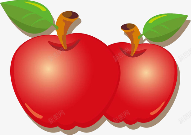 装饰图案苹果png免抠素材_88icon https://88icon.com 画册素材 红富士 苹果 装饰图案