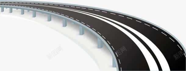 公路png免抠素材_88icon https://88icon.com 公路 平面设计 广告设计 旅行 海报素材 远方 道路 高架桥 高速公路