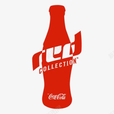 红色可口可乐瓶子logo图标图标