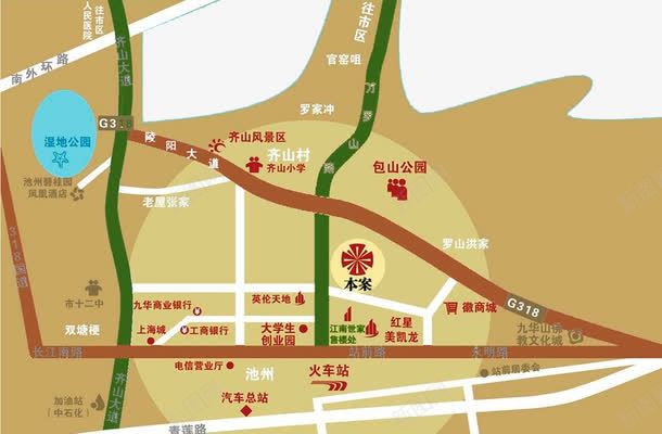 房地产地理位置png免抠素材_88icon https://88icon.com 区位图 区域优势 地理位置 房地产设计