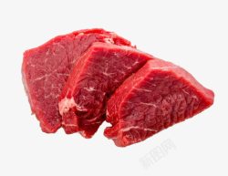 大块牛肉大块牛腿肉微距摄影高清图片