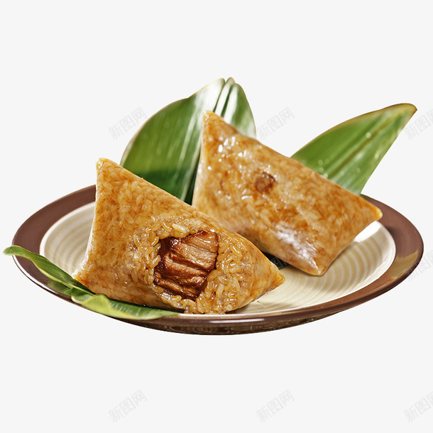 嘉兴鲜肉粽子特写png免抠素材_88icon https://88icon.com 产品实物 嘉兴鲜肉粽子特写 大肉粽子 端午节 粽子照片 美食 鲜肉粽