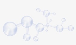分子链透明分子链高清图片