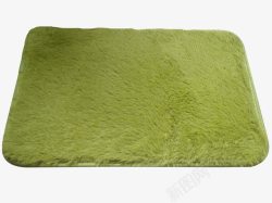 绿色毛绒地毯居家式素材