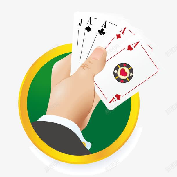 游戏手拿纸牌png免抠素材_88icon https://88icon.com UI 卡通UI 卡通游戏 手 手拿纸牌 棋牌 棋牌游戏 游戏 游戏UI 绿色圆形