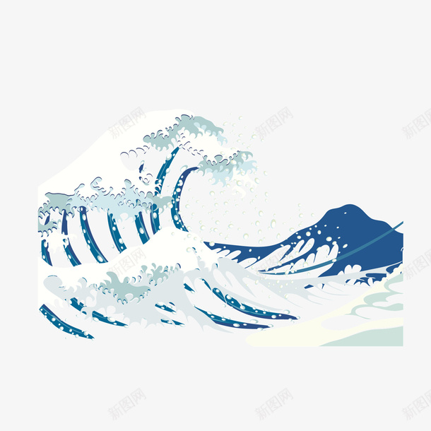 白色海潮浪花png免抠素材_88icon https://88icon.com 浪花 海潮 潮水 白色