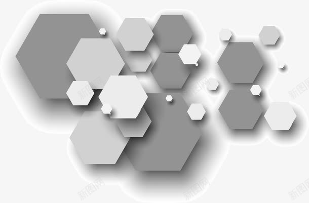灰色几何蜂窝png免抠素材_88icon https://88icon.com 免抠PNG 几何 图案 拼接 灰色 背景 蜂窝 装饰图案