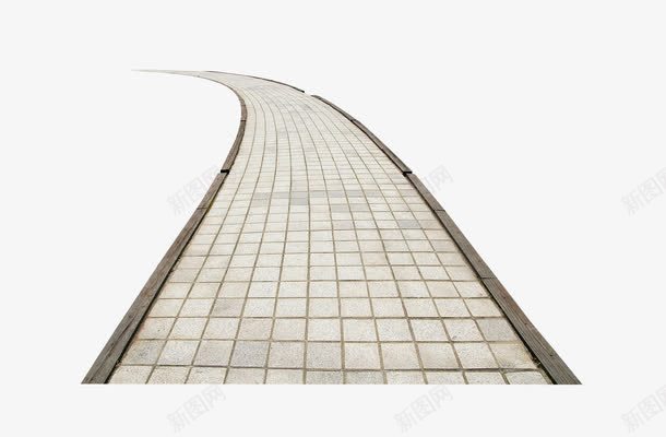 石板路png免抠素材_88icon https://88icon.com 延展的石板路 方格子石板路 方格子纹理 曲折道路 蜿蜒石板路