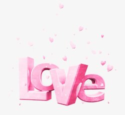 爱情英文字母粉色爱情高清图片