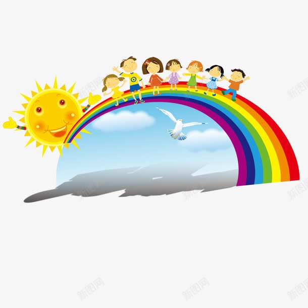 彩虹太阳学校宣传单png免抠素材_88icon https://88icon.com 上课 卡通 太阳 学习 学校宣传单 学生 彩色 彩虹 美观 老师 阅读