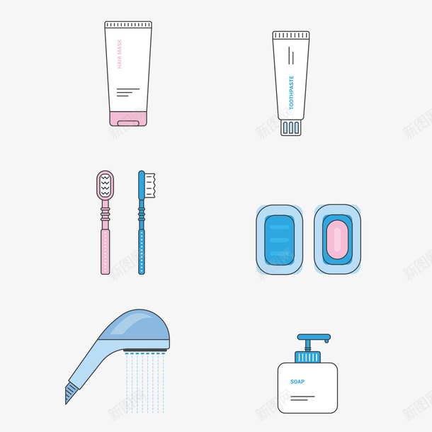 生活用品牙刷洗面奶洗澡用品手绘矢量图eps免抠素材_88icon https://88icon.com 免扣PNG 创意 商业 彩色 手绘 洗澡用品 洗面奶 牙刷 生活用品 生活用品牙刷洗面奶洗澡用品手绘创意矢量免抠图PNG免费下载 矢量图