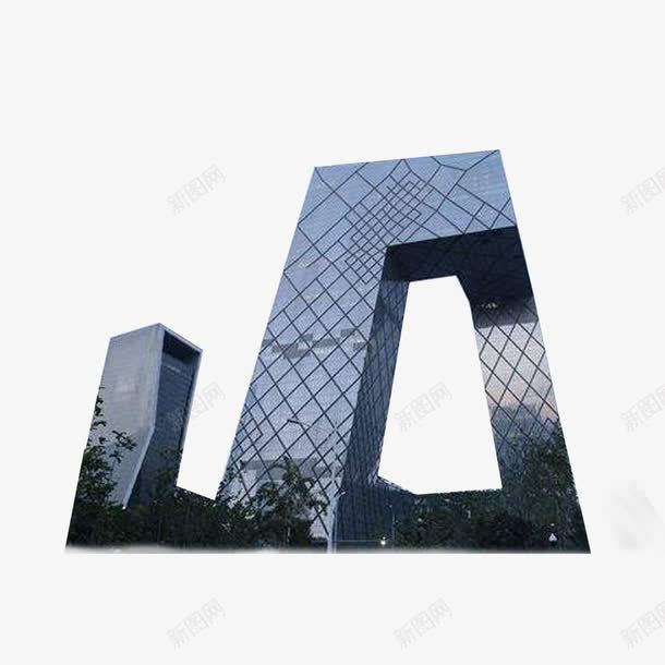 央视大楼png免抠素材_88icon https://88icon.com 中央电视台 北京现代建筑 大裤衩 央视大楼