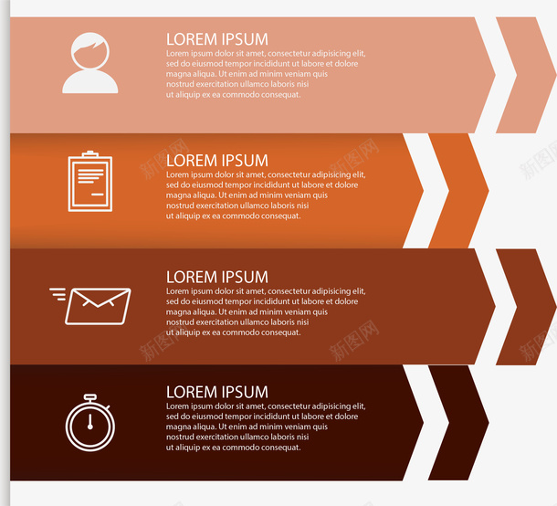 手绘渐变PPT矢量图ai免抠素材_88icon https://88icon.com PPT 手绘 条幅 标签 渐变 箭头 矢量图