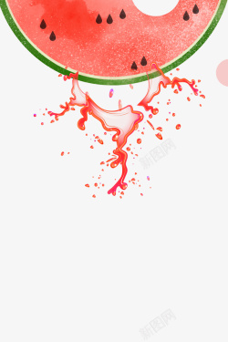 夏季水果西瓜饮料素材