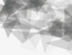 灰色透明三角花纹矢量图素材