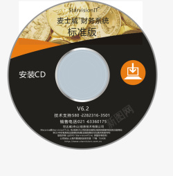 盘面安装CD盘面矢量图高清图片