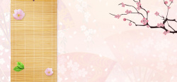 日本人气化妆品日式和风banner背景高清图片