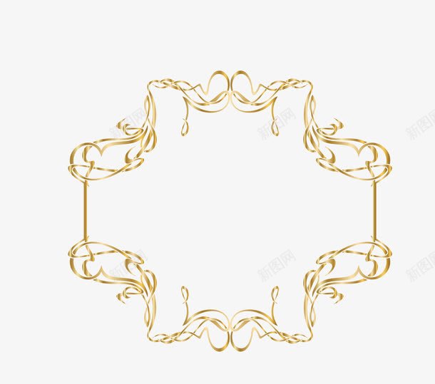 欧式花纹多边形线框png免抠素材_88icon https://88icon.com 卡通细线框 矢量欧式细线框 细线框 细线框png 色细线框 质感细线框 金属欧式细线框