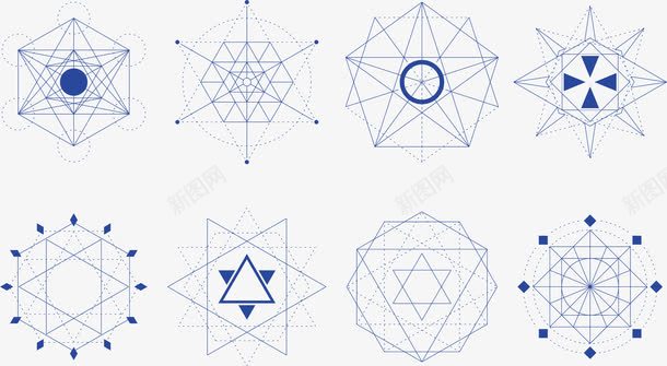 神秘几何图案png免抠素材_88icon https://88icon.com 几何图案 古老神秘 对称图案 炼成阵 炼金 炼金术 神圣
