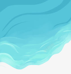 遮阳伞清澈见底的蓝色海水高清图片