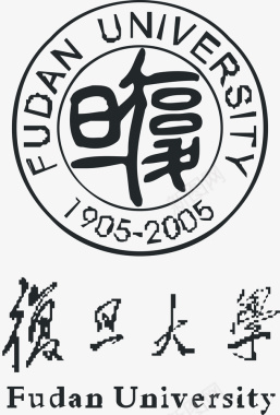 白酒logo标志复旦大学logo矢量图图标图标