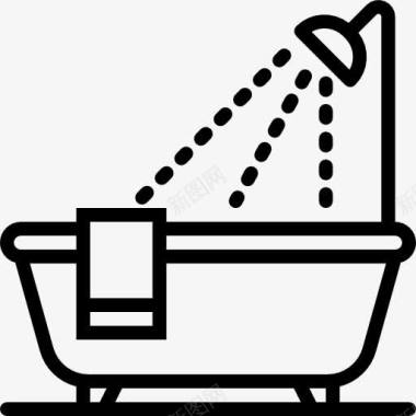 卫浴浴缸图标图标