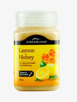 滋补保健新西兰进口新溪岛柠檬蜂蜜高清图片
