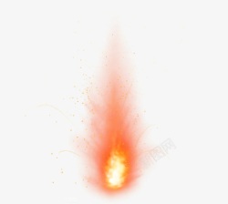 爆炸散开效果火焰喷发元素高清图片