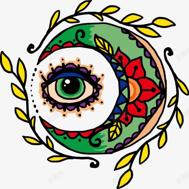创意眼睛图案png免抠素材_88icon https://88icon.com T恤图案 五官 创意眼睛 双眼皮 口鼻 彩色眼睛图案