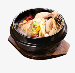 菜肴菜品川菜产品实物煲汤老母鸡汤高清图片