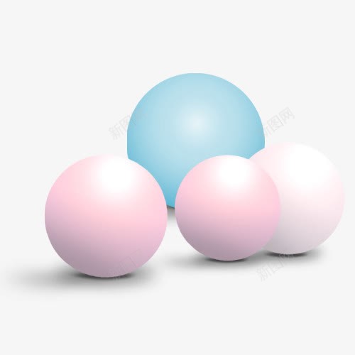 瑜伽球psd免抠素材_88icon https://88icon.com 气球 瑜伽球 节日元素 装饰图案