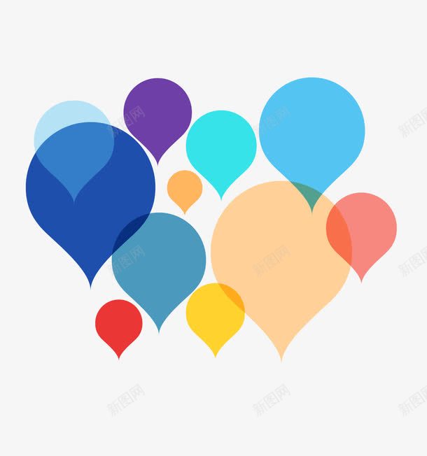 气球形状对话框png免抠素材_88icon https://88icon.com 几何 对话框 彩色 扁平化 框 气球形状