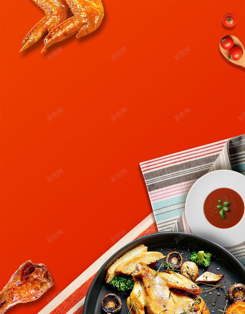 美食节烤鸡简约红色bannerpsd设计背景_88icon https://88icon.com 卡 吃货 吃货来啦 吃货节 小吃 早餐 正餐 美味 美食 美食促销 美食海报 西点 西餐 零食 餐饮