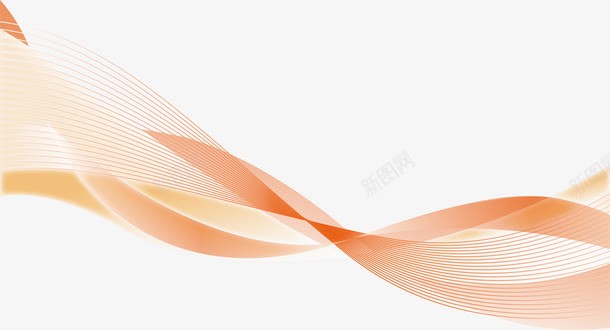 橙色相互交错的曲线条png免抠素材_88icon https://88icon.com 弧度线 曲线组合 柔和曲线 柔和线条 橙色 波浪线 相互交错 装饰曲线 飘逸曲线