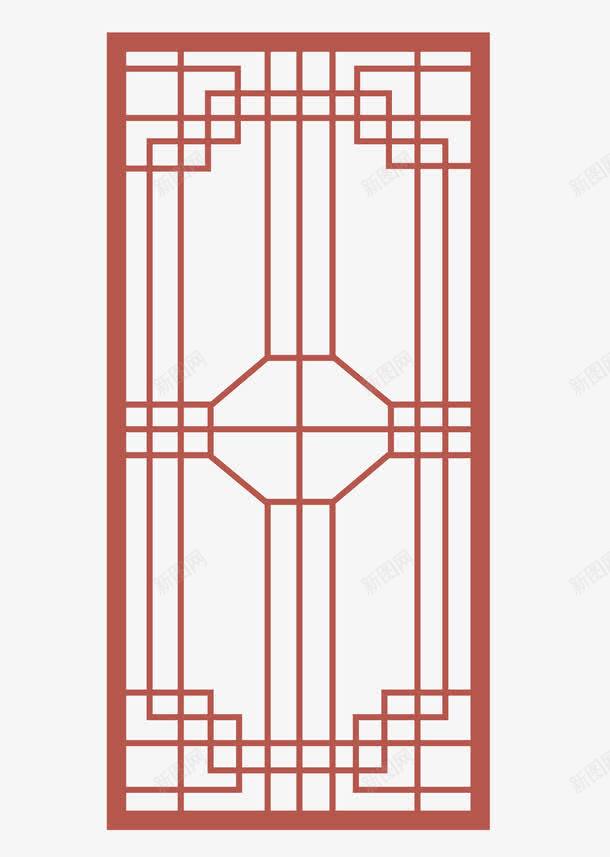 门窗雕花矢量图ai免抠素材_88icon https://88icon.com 传统 屏风 花纹 镂空 门窗 雕刻 矢量图